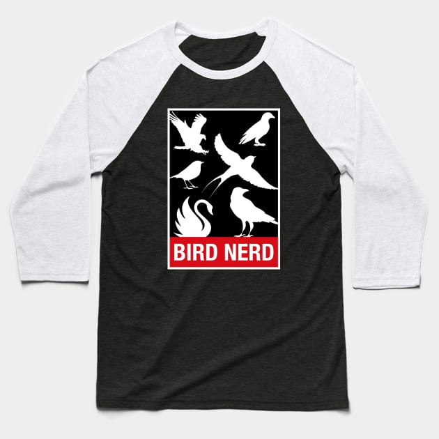 Bird Nerd Wingspan Baseball T-Shirt by pixeptional